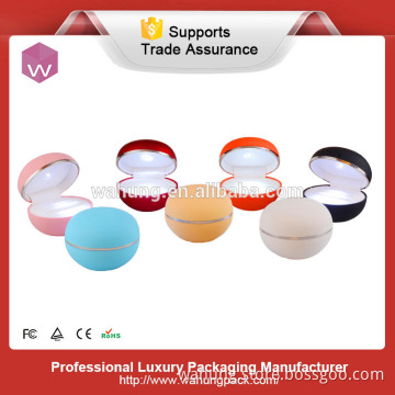 new arrival oval led jewelry box for ring